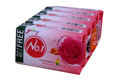 Godrej No.1 Bathing Soap <br /> Rosewater Almond | Pack of 5